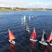 Team Racing at Galway City Sailing Club - Sailing between Renmore Point & Hare Island, Galway, Ireland