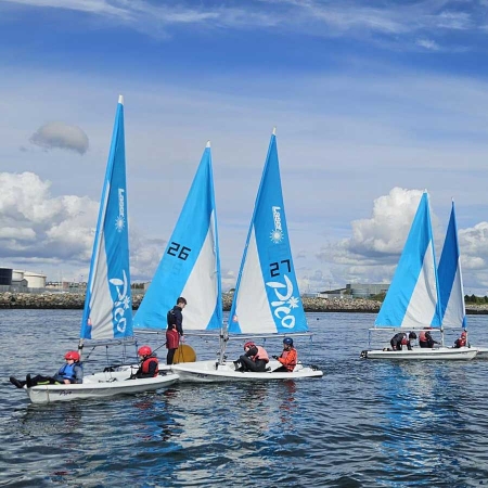 Junior Sailing at Galway City Sailing Club for children age 8 - 18 at all levels.