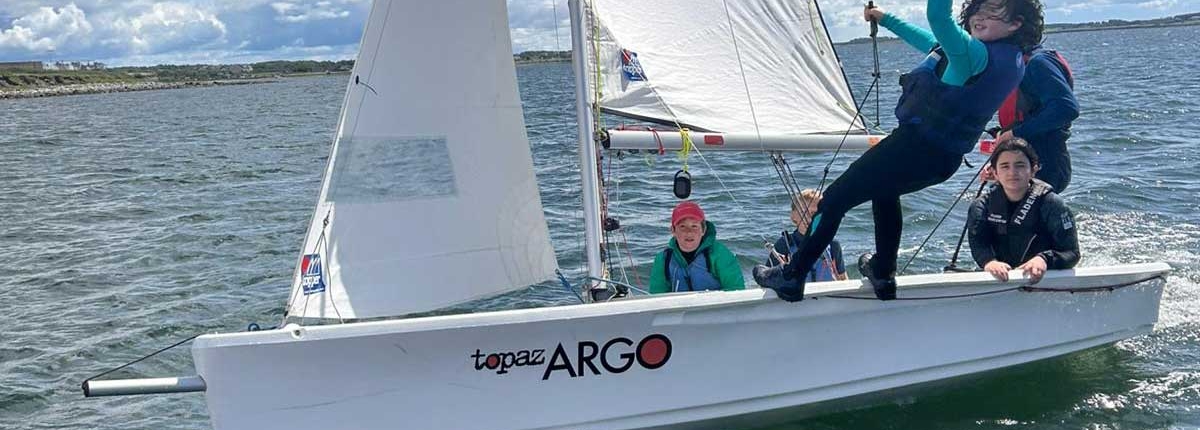 Junior Sailing Course @ GalwayCitySailingClub.com - Junior Sailor on Argo sailboat